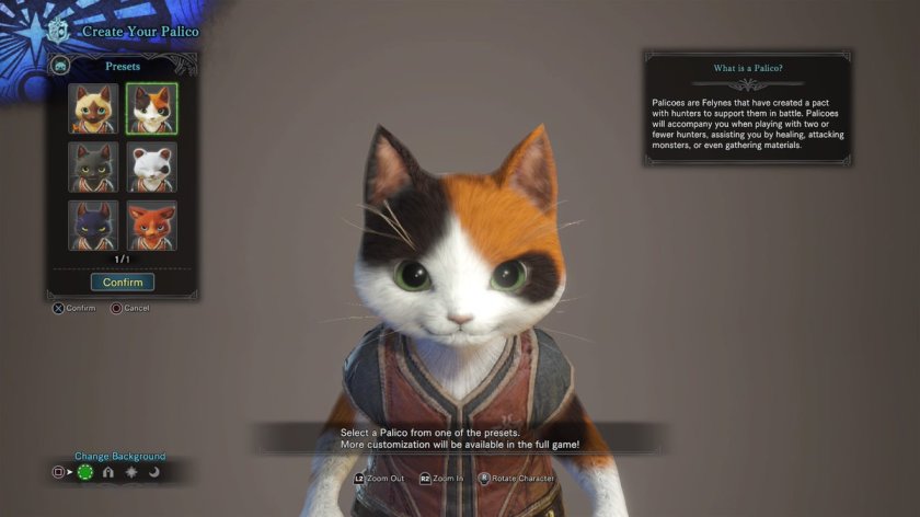 monster hunter world cat