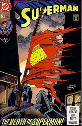 death of superman cover