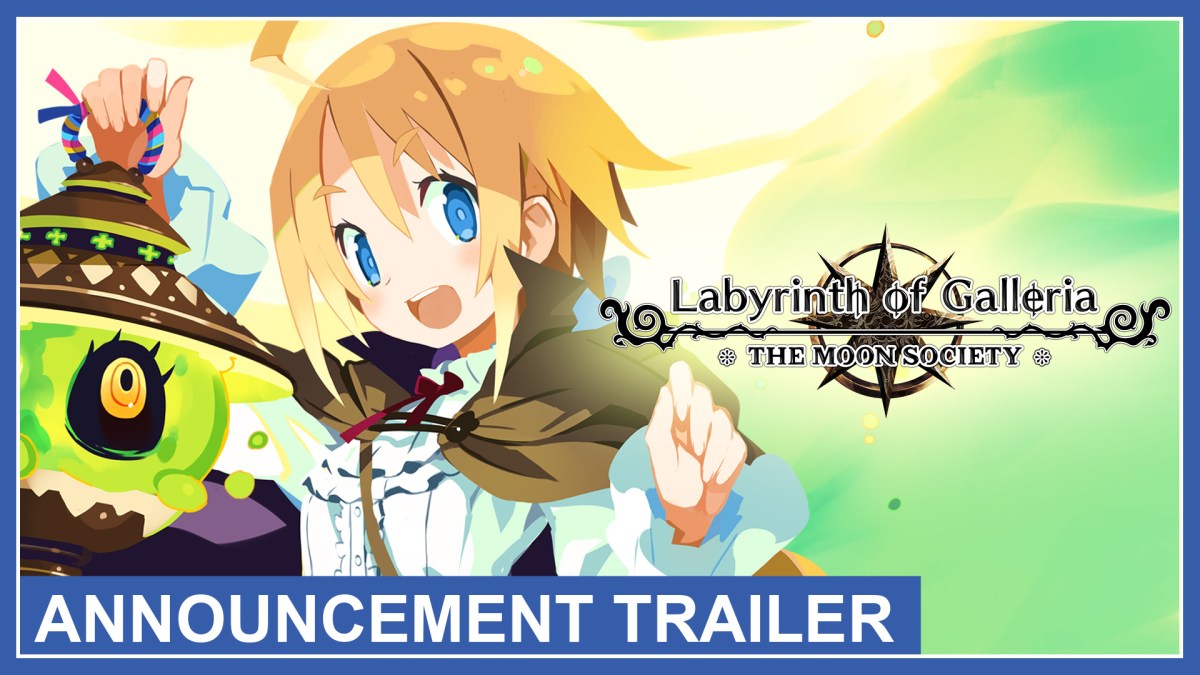 AnnouncingLabyrinth of Galleria: The Moon&nbsp;Society